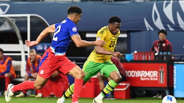 The United States take on the Reggae Boyz at AT&T Stadium, looking to book their place in next week’s Nations League final.