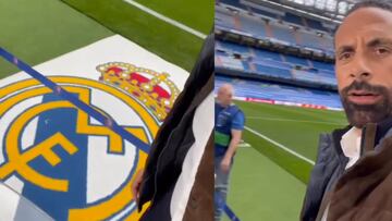 El gesto viral de Rio Ferdinand con el escudo del Real Madrid