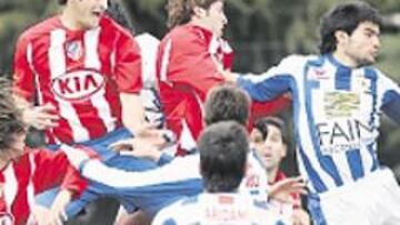 <b>SUFRIMIENTO. </b>El Aviación tuvo que sudar ante del Leganés B