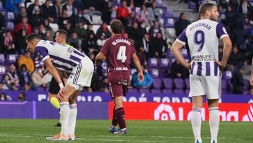 VALLADOLID. 02/05/22. PHOTOGENIC. PARTIDO DE LA LIGA SMARTBANK ENTRE EL REAL VALLADOLID Y LA REAL SOCIEDAD B.YAMIQ Y WEISSMAN