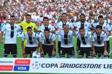 La formación de Colo Colo para el duelo con Atlas.