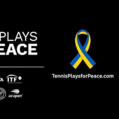 El tenis se une en una iniciativa para apoyar a Ucrania