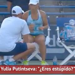 El diálogo jugadora-técnico que indigna al tenis: "¿Eres estúpido? Quítate esa p... sonrisa"