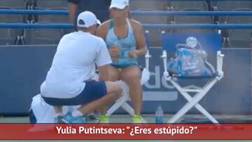 El diálogo jugadora-técnico que indigna al tenis: "?Eres estúpido? Quítate esa p... sonrisa"