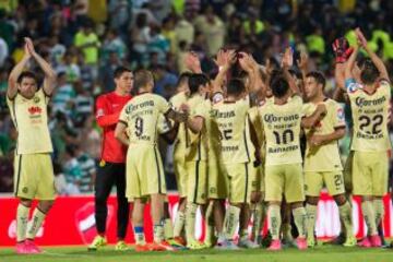 Santos-América en imágenes