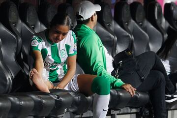 Partido de ida de las semifinales de la Liga Femenina BetPlay 2023, entre Atlético Nacional e Independiente Santa Fe.