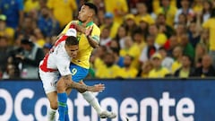 Gabriel Jesus sent off in Copa América final against Peru
