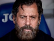 GETAFE, SPAIN - MARCH 30: Quique Sanchez Flores, Head Coach of Sevilla FC, during the LaLiga EA Sports match between Getafe CF and Sevilla FC at Coliseum Alfonso Perez on March 30, 2024 in Getafe, Spain. (Photo by Gonzalo Arroyo Moreno/Getty Images) (Photo by Gonzalo Arroyo Moreno/Getty Images)