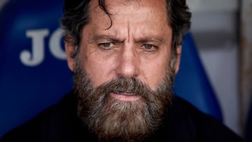 GETAFE, SPAIN - MARCH 30: Quique Sanchez Flores, Head Coach of Sevilla FC, during the LaLiga EA Sports match between Getafe CF and Sevilla FC at Coliseum Alfonso Perez on March 30, 2024 in Getafe, Spain. (Photo by Gonzalo Arroyo Moreno/Getty Images) (Photo by Gonzalo Arroyo Moreno/Getty Images)