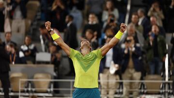 Nadal se queda en Roland Garros