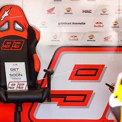 Puig: "Márquez se rompió la placa abriendo una ventana"