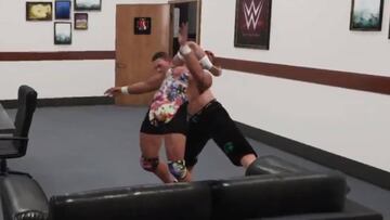 Un sofá puede con John Cena en el videojuego de la WWE