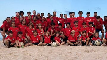 Miembros de la Academia del Atlético en Miami