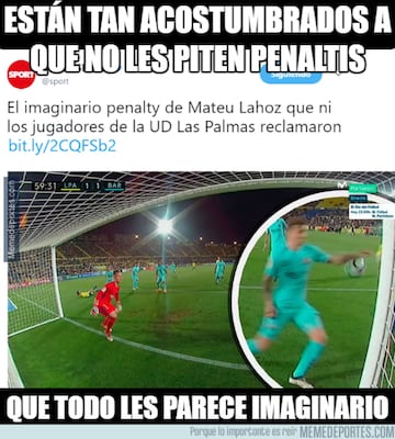 Las Palmas-Barcelona: los memes más divertidos del partido