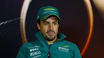 Fernando Alonso (Aston Martin), Shangh¨¢i, China. F1 2024.