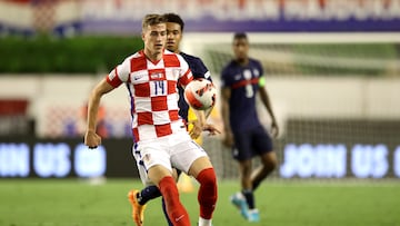 Luka Sucic, castigado para los partidos de Croacia de septiembre