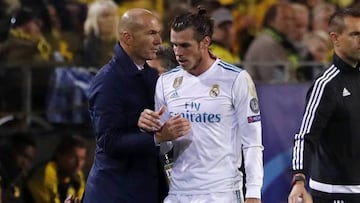 Bale se lesionó ante el Dortmund.