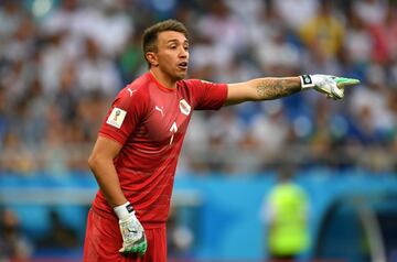 Está disputando su tercera Copa del Mundo con Uruguay, por lo que es uno de los líderes charrúas. Hasta el momento ha tenido poco trabajo, el cual ha sorteado de buena manera luego de dos partidos.