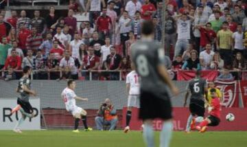 Gameiro marca el 3-1.