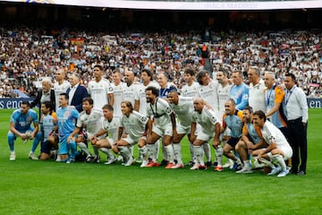 Jugadores del Real Madrid que han disputado el partido benfico de leyendas XII Corazn Classic Match Real Madrid-Borussia Dortmund: Buyo, Salgado, Roberto Carlos, Pepe, Varane, Marcelo, Luis Milla, Emilio Butrague?o, Ral, Kroos, Baptista, Alfonso Prez, Congo, Amavisca, Ivn Campo, Kiko Casilla, Contreras, Ral Bravo, Fernando Sanz y Granero.