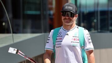 Formula One F1 - Spanish Grand Prix - Circuit de Barcelona-Catalunya, Barcelona, Spain - May 30, 2025 Mercedes reserve driver Valtteri Bottas arrives before practice REUTERS/Bruna Casas