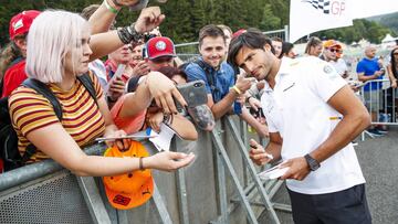 Sainz: "El coche lo he notado mejor que en Spa desde el box"