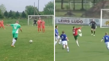 It's not all Messi-Ronaldo: Sunday league players strut their stuff