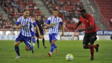 Un penalti dudoso condena a la Ponferradina en Mallorca