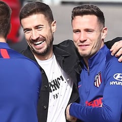 Gabi visitó a la plantilla atlética antes de viajar a Liverpool