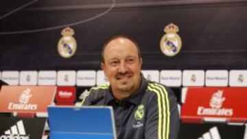 Rafa Ben&iacute;tez, entrenador del Real Madrid.