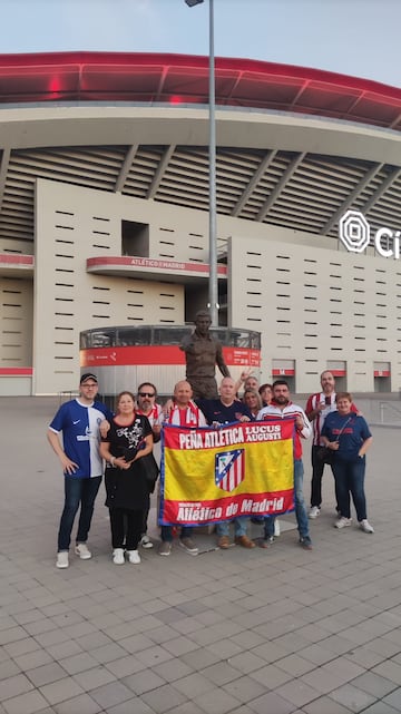 Abrazo rojiblanco en Lugo