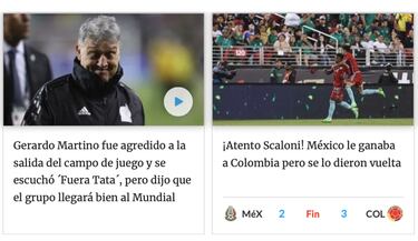 Qué dicen en Argentina de la derrota de México ante Colombia