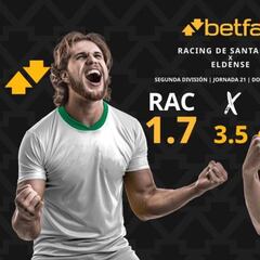 Racing de Santander vs. CD Eldense: horario, dónde ver, pronósticos y clasificación