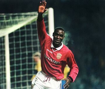8 goles con el Manchester United (empat¨® con Shevchenko)