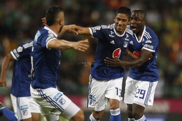 Los goles del partido fueron anotados por Dayro Moreno, para Nacional, y Christian Marrugo por Millonarios.