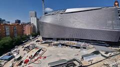  Es magia para el madridismo: ya se aprecia la espectacular nueva plaza del Bernabéu