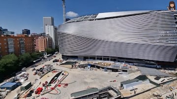  Es magia para el madridismo: ya se aprecia la espectacular nueva plaza del Bernabéu