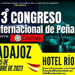 La Unión Internacional de Peñas del Atlético prepara su III Congreso en Badajoz