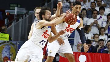 Sergio Llull, en una acción ante el Barcelona.