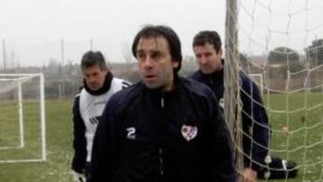 <b>ESTRENO. </b>Felipe, al término del entrenamiento de ayer.