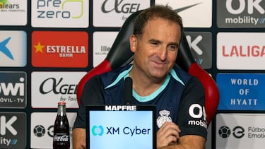 PALMA DE MALLORCA, 09/11/2024.- Declaraciones de Jagoba Arrasate entrenador del Mallorca previas al partido de mañana entre el Mallorca y El Atlético de Madrid .- EFE/CATI CLADERA