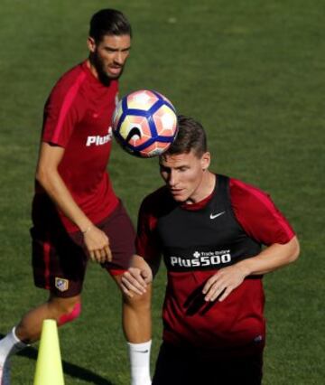 El primer día de Gameiro en el Atlético