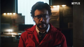 El Profesor en el segundo avance de Netflix de la 3&ordf; parte de &#039;La Casa de Papel&#039;.