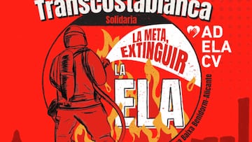 Cartel de la carrera solidaria Transcostablanca 2025.