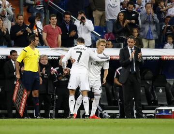 Ødegaard en su debut con el primer equipo.