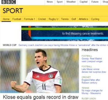 Portadas de la prensa extranjera