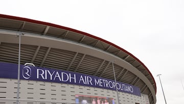 Exterior del estadio Metropolitano.