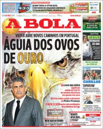 Portadas de la prensa mundial