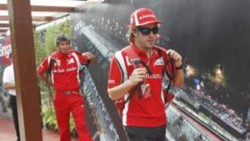 <b>CONCENTRADO. </b>Alonso llegó al trazado de Yeongam con el firme propósito de luchar por una victoria que le acerque al subcampeonato.