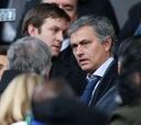 Mourinho estuvo en Old Trafford viendo al Manchester United